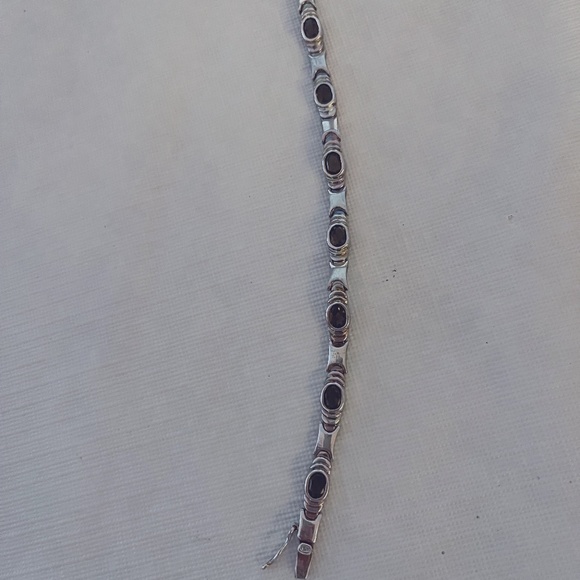 DBJ Signed 925 Sterling Silver 7" Bracelet - Picture 2 of 7